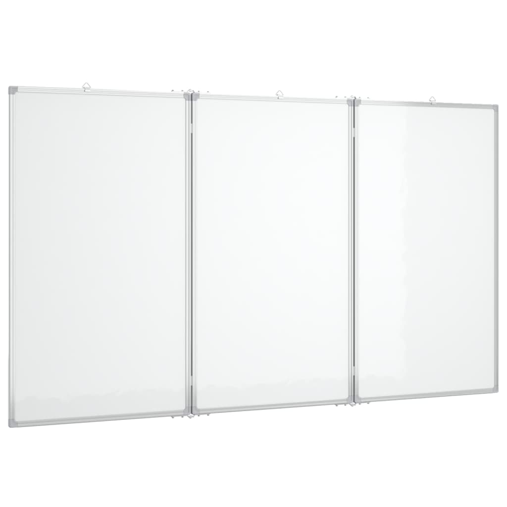 Vidaxl Whiteboard Magnetycznie składane 150x80x1,7 cm aluminium