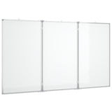 Vidaxl Whiteboard Magnetycznie składane 150x80x1,7 cm aluminium