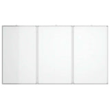 Vidaxl whiteboard magnetisch inklapbaar 150x80x1,7 cm aluminium