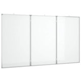 Vidaxl whiteboard magnetisch inklapbaar 180x100x1,7 cm aluminium