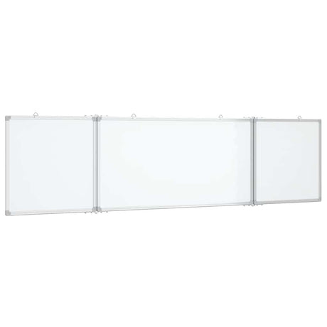 Vidaxl whiteboard magnetisch inklapbaar 160x40x1,7 cm aluminium