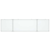 Vidaxl whiteboard magnetisch inklapbaar 160x40x1,7 cm aluminium
