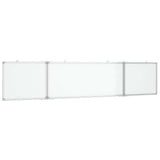 Vidaxl whiteboard magnetisch inklapbaar 200x40x1,7 cm aluminium