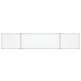 Vidaxl whiteboard magnetisch inklapbaar 200x40x1,7 cm aluminium