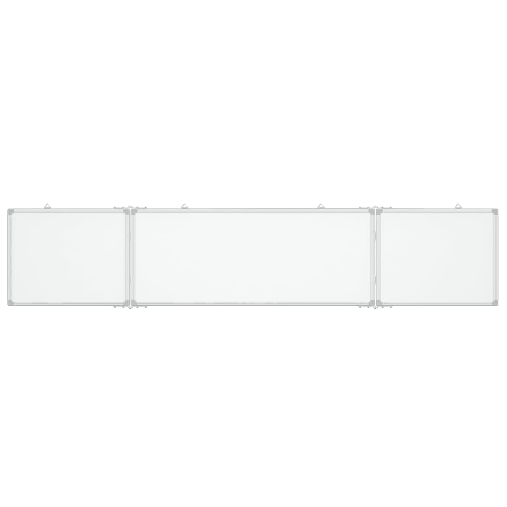 Vidaxl tavle magnetisk sammenleggbar 200x40x1,7 cm aluminium