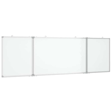 Vidaxl whiteboard magnetisch inklapbaar 160x50x1,7 cm aluminium