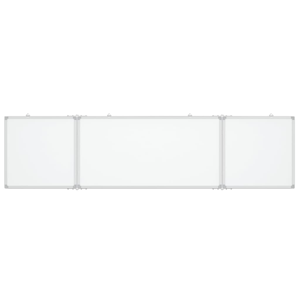 Vidaxl whiteboard magnetiskt vikbar 200x50x1.7 cm aluminium