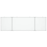 VIDAXL Whiteboard Magneticamente pieghevole 160x60x1.7 cm in alluminio