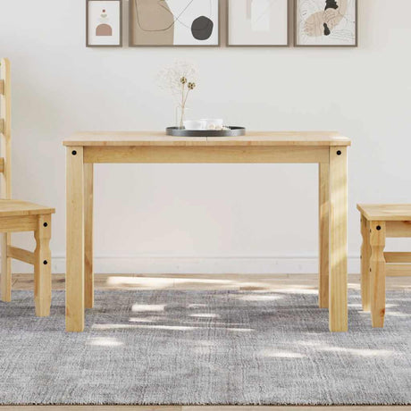 Vidaxl eettafel panama 112x60x75 cm massief grenenhout