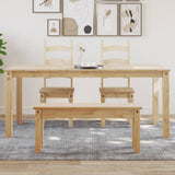 Vidaxl eettafel panama 180x90x75 cm massief grenenhout