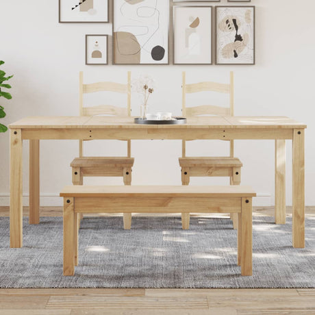 Vidaxl eettafel panama 180x90x75 cm massief grenenhout
