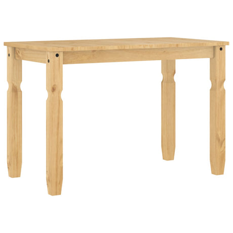 Vidaxl eettafel corona 112x60x75 cm massief grenenhout