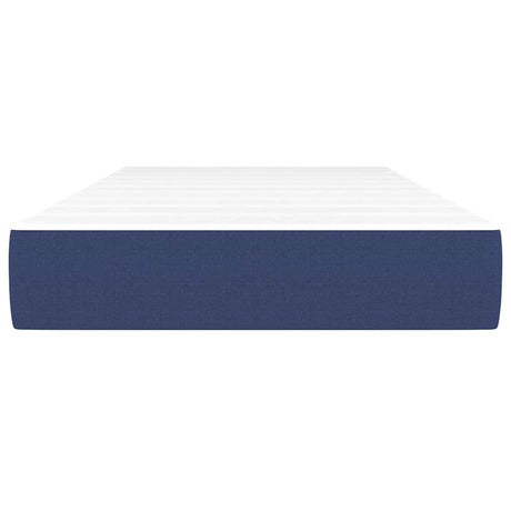 Vidaxl pocketveringmatras medium 120x190x20 cm stof blauw