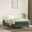 Vidaxl pocketveringmatras medium 120x190x20 cm fluweel donkergroen