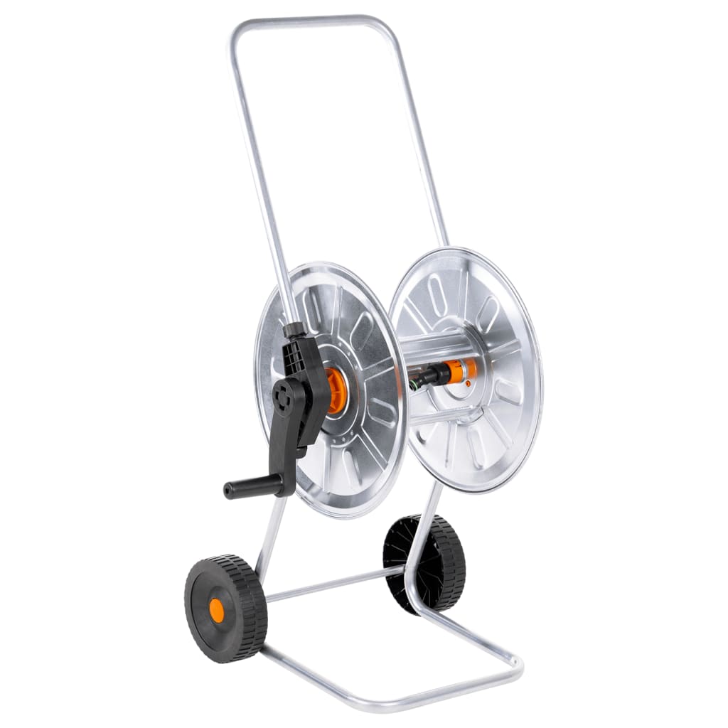 Carrello per tubi da giardino Vidaxl per 50 m 1 2 o 35 m 3 4 Acciaio per tubo