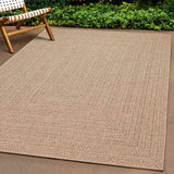 Vidaxl vloerkleed zizur binnen en buiten 80x250 cm jute look