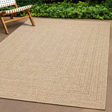 Vidaxl vloerkleed zizur binnen en buiten 80x250 cm jute look