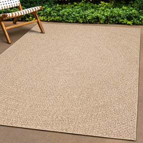 Vidaxl vloerkleed zizur binnen en buiten 80x250 cm jute look