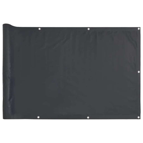 Vidaxl balkonscherm 600x75 cm pvc antracietkleurig