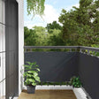 Vidaxl balkonscherm 600x75 cm pvc antracietkleurig