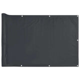 Vidaxl balkonscherm 700x75 cm pvc antracietkleurig