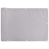 Vidaxl balkonscherm 600x75 cm pvc grijs