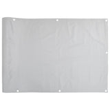 Vidaxl balkonscherm 700x75 cm pvc grijs