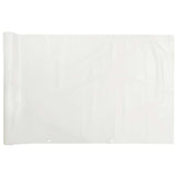 Vidaxl balkonscherm 600x75 cm pvc wit