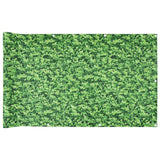 Vidaxl balkonscherm plantpatroon 300x75 cm pvc groen