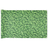 Patrón de planta de pantalla de balcón Vidaxl 500x75 cm PVC Green