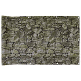 Vidaxl balkonscherm steenpatroon 300x75 cm pvc