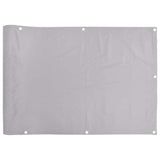 Vidaxl balkonscherm 500x90 cm pvc grijs