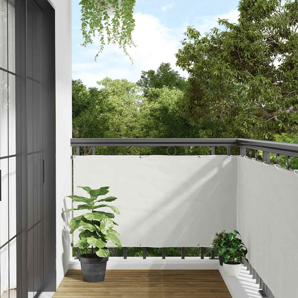 Vidaxl balkonscherm 300x90 cm pvc wit