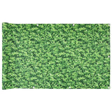 Vidaxl balkonscherm plantpatroon 500x90 cm pvc groen