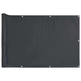 Vidaxl balkonscherm 300x120 cm pvc antracietkleurig