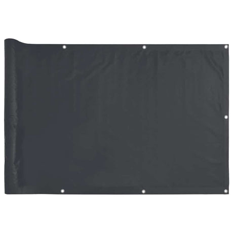 Vidaxl balkonscherm 500x120 cm pvc antracietkleurig