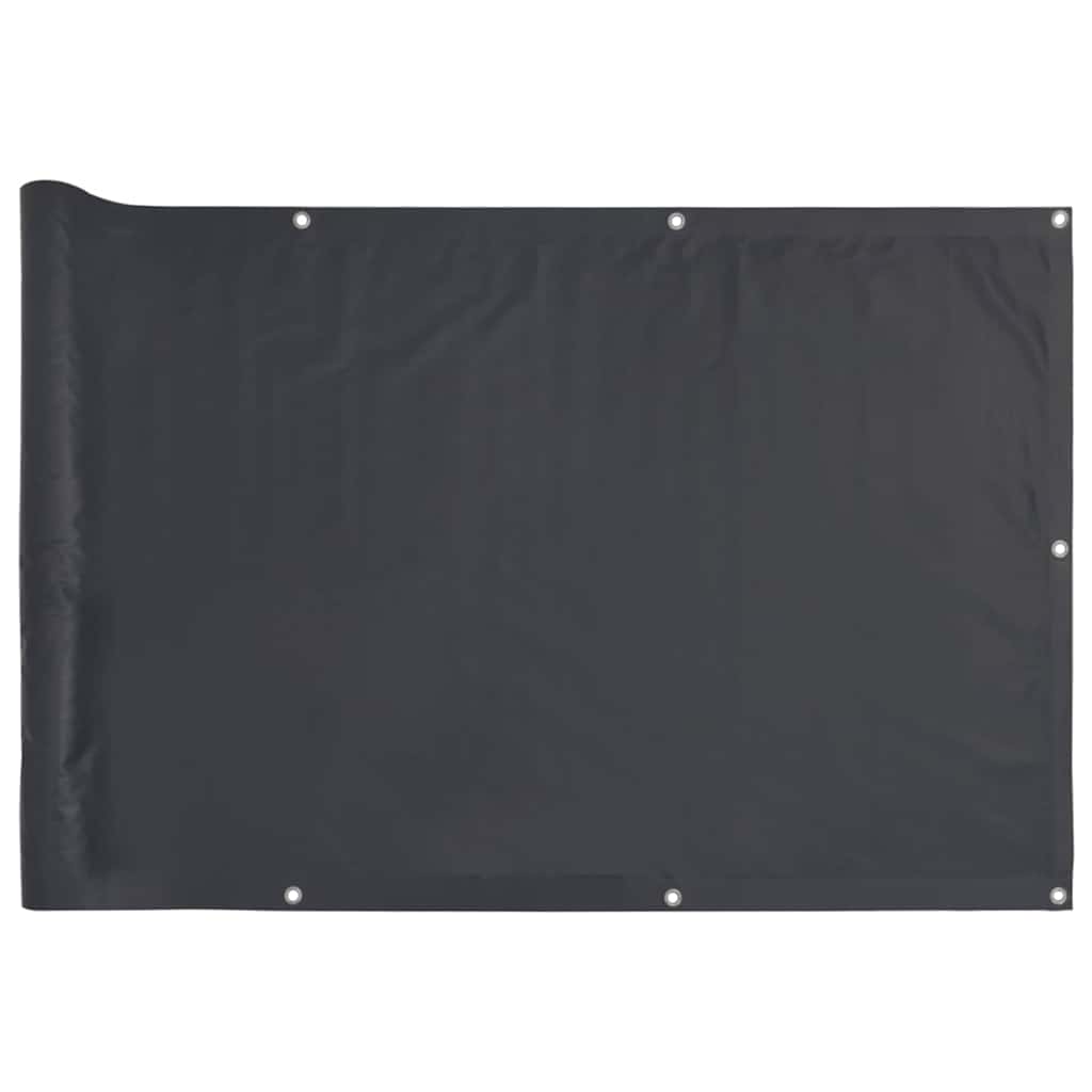 Vidaxl balkonscherm 700x120 cm pvc antracietkleurig