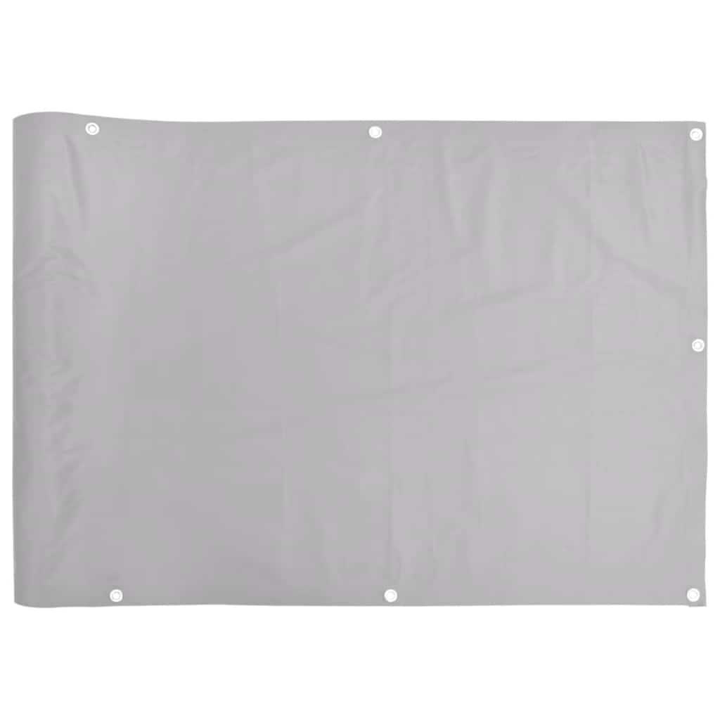 Vidaxl balkonscherm 300x120 cm pvc grijs