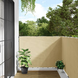 Vidaxl Balcony Schermata 400x120 cm Crema PVC