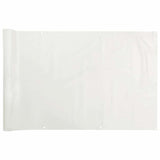 Vidaxl balkonscherm 800x120 cm pvc wit