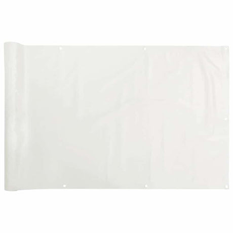 Vidaxl balkonscherm 800x120 cm pvc wit