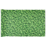 Vidaxl balkonscherm plantpatroon 700x120 cm pvc groen