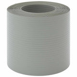 Vidaxl tuinschermen 10 st 252,5x19 m pvc steengrijs