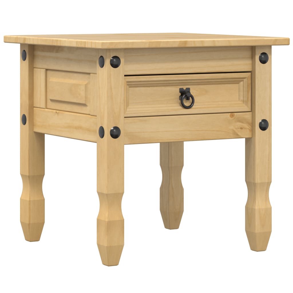 Vidaxl bijzettafel corona 50x50x50 cm massief grenenhout
