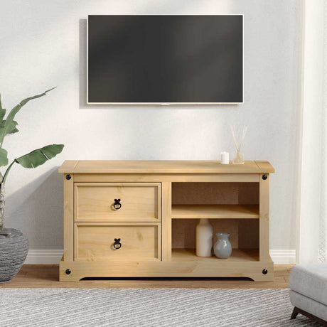 Vidaxl tv-meubel corona 100x40x52 cm massief grenenhout