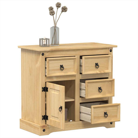 Vidaxl dressoir corona 87x40x76 cm massief grenenhout