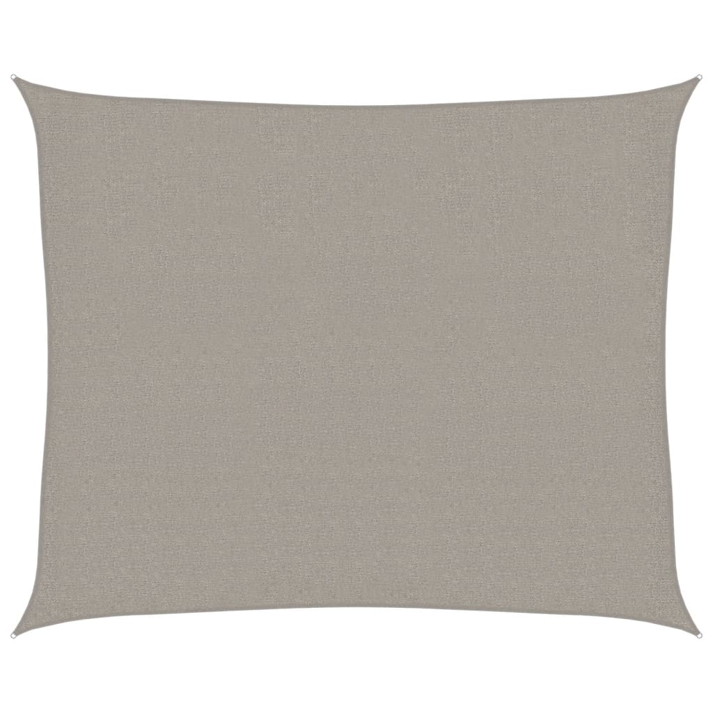 Vidaxl Zonnezeil 160 g m² rectangulaire 2,5x3 m gris clair HDPE