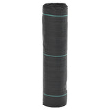 Vidaxl onkruidmembraan zwart 0,5x50 m pp