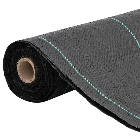 Vidaxl onkruidmembraan zwart 0,5x100 m pp