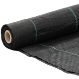 Vidaxl worteldoek 1x5 m polypropeen zwart
